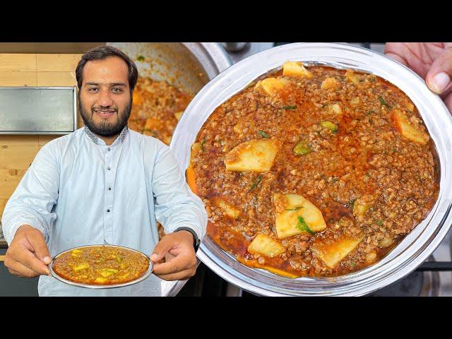 1kg Perfect Aloo Keema Recipe - Dhaba Style Gravy wala keema