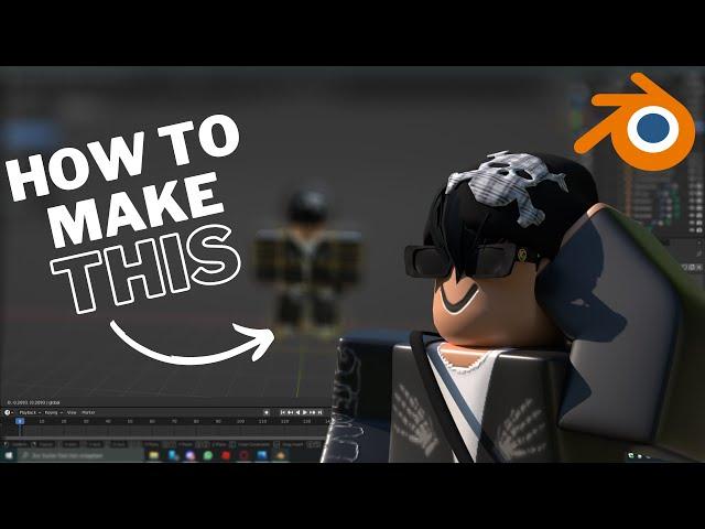 HOW to make ROBLOX GFX in BLENDER! | BLENDER TUTORIAL 2022