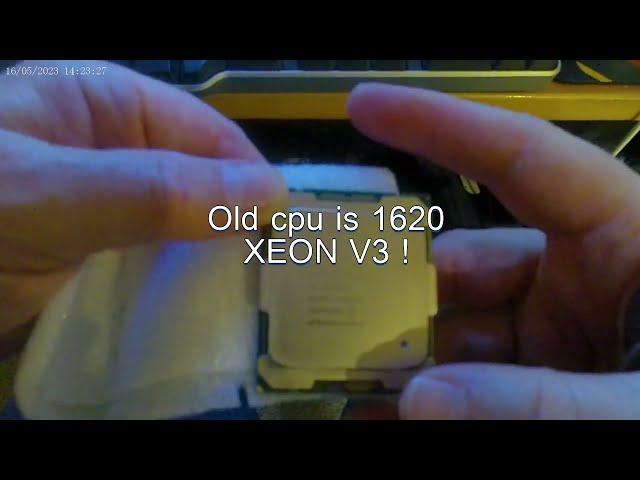 2023 - Xeon CPU upgrade on Dell T5810 Tower PC