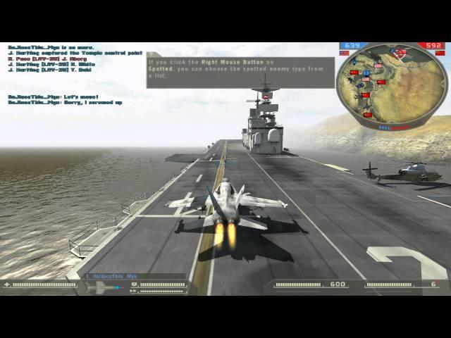 Battlefield 2 (jet gameplay)