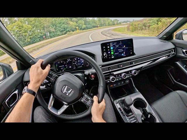 2025 Honda Civic Hybrid Sedan - POV Driving Impressions