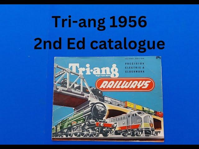 Triang 1956 2nd Ed model railway catalogue full look through from Mangley Town #ModelRailway #Hornby