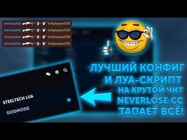 ВКЛЮЧИЛ GODMODE НА ХВХ?! | САМЫЙ ЛУЧШИЙ КОНФИГ НА НЕВЕРЛУЗ (НЛ) 2023 | BEST HVH NEVERLOSE CFG 2023