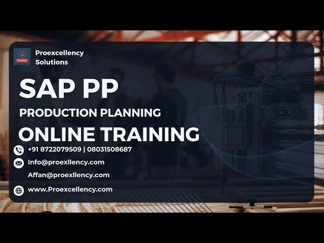 SAP PP Training for Beginners: A Complete Guide | Proexcellency