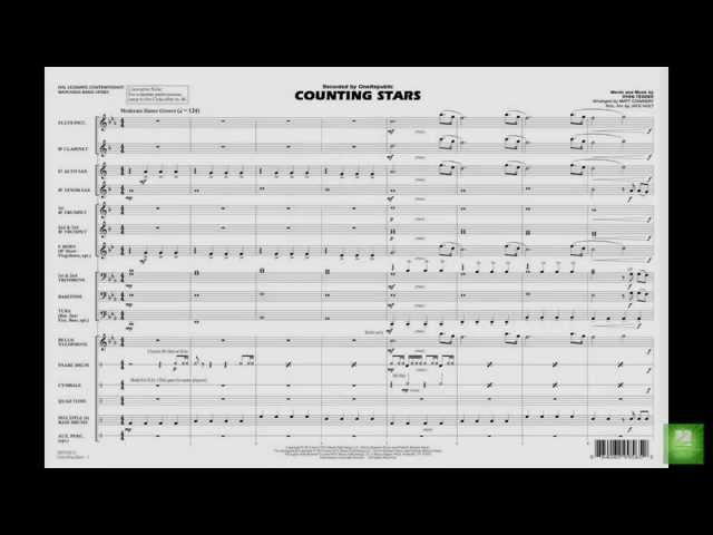 Counting Stars arranged by Matt Conaway