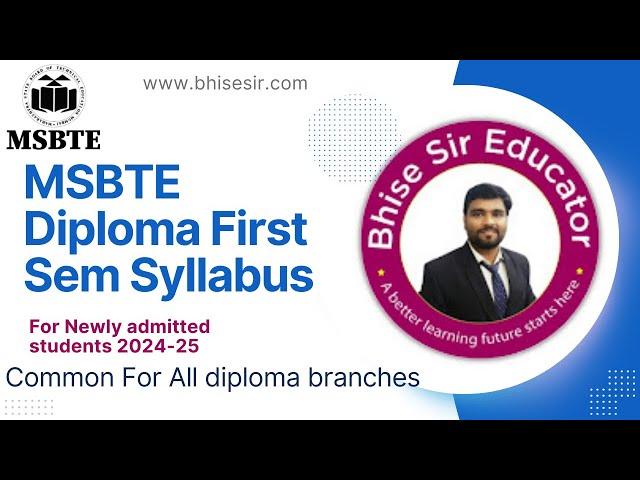 Diploma first-semester syllabus of Basic Mathematics, Basic Science and English! #diplomasyllabus