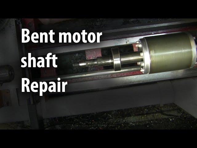 bent spa/jacuzzi pump shaft repair