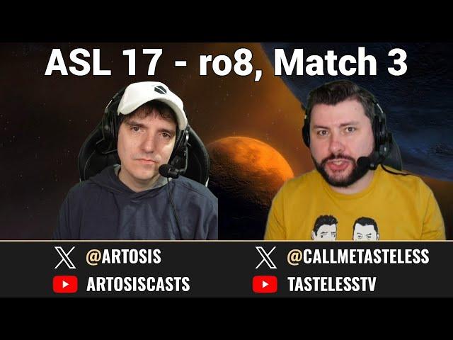 [ENG] ASL S17 RO.8 Match3 SnOw vs Bisu (Tastosis)