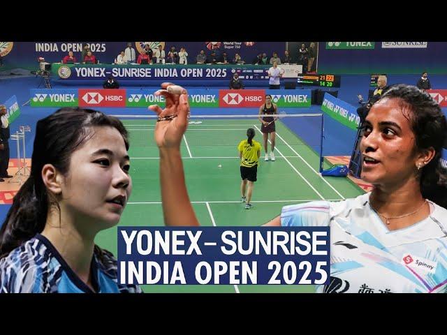 PV SINDHU V/S SUNG SHUO YUN WOMEN'S SINGLES YONEX-SUNRISE INDIA OPEN 2025 | R32