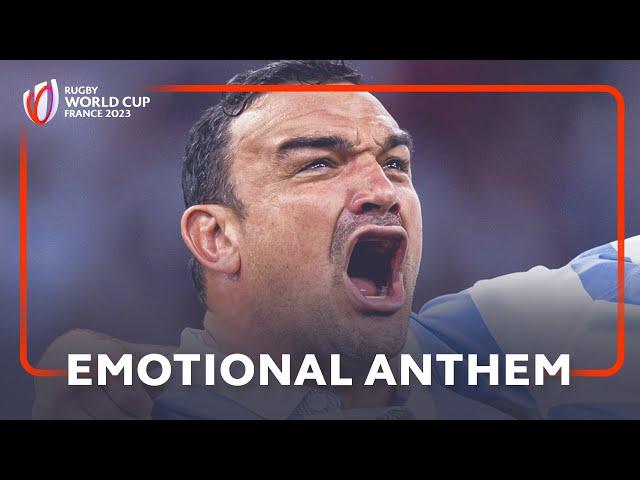 Argentina's emotional anthem! | Rugby World Cup 2023