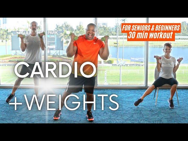 30 min Seniors & Beginners Cardio & Strength Workout