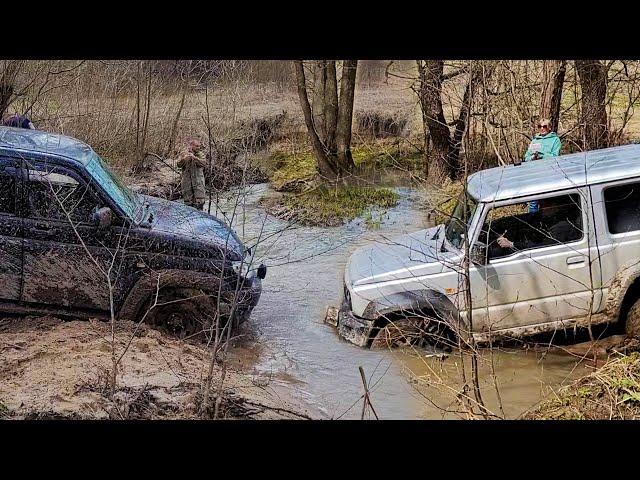 Непростой путь к Ступинскому Городищу. Отважная Mazda CX-5, УАЗы, Suzuki Jimny, Нива и др.