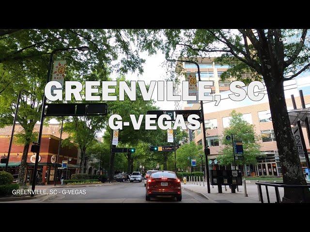 Greenville, South Carolina - Driving Tour 4K