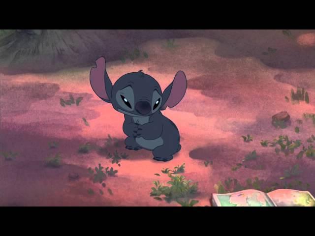 Lilo & Stitch - Stitch is waiting for his family [HD]