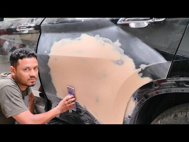 car painting porcess #full Denting and painting porcess #on YouTube channel sabcebers....