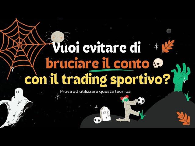 Non Bruciare il tuo conto di trading sportivo utilizza questa tecnica sui risultati esatti