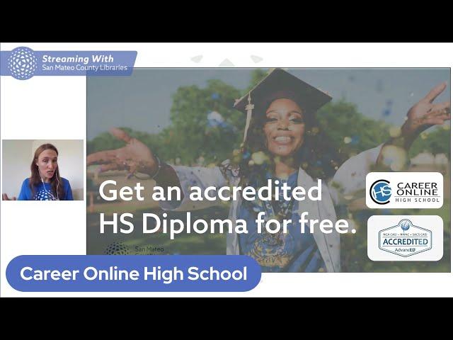 Career Online High School with San Mateo County Libraries