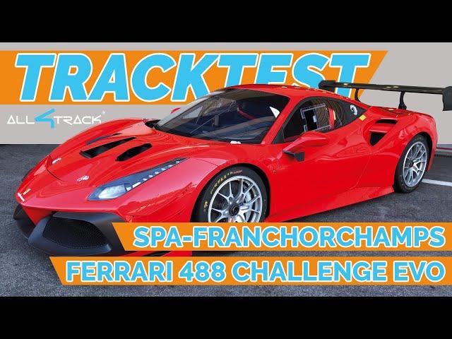 Tracktest - Ferrari 488 Challenge EVO - Spa-Francorchamps - Daniel Schwerfeld (all4track)