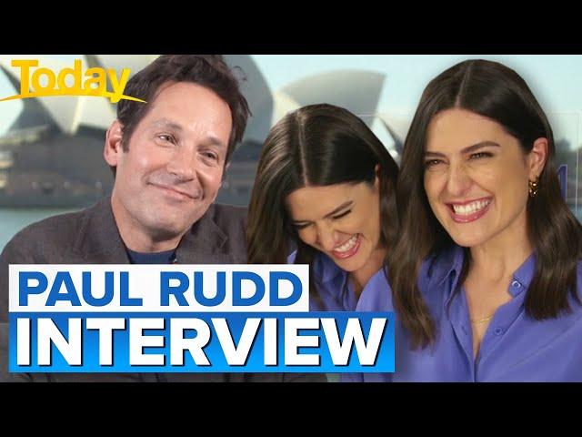 Paul Rudd cracks up host Sarah | Today Show Australia