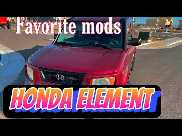 Honda Element Mods