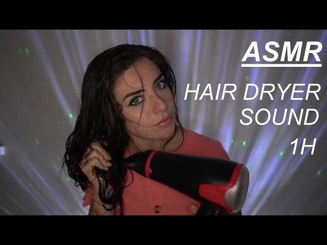 ASMR|HAIR DRYER SOUND1 Hour Visual ASMR with Hand Movement