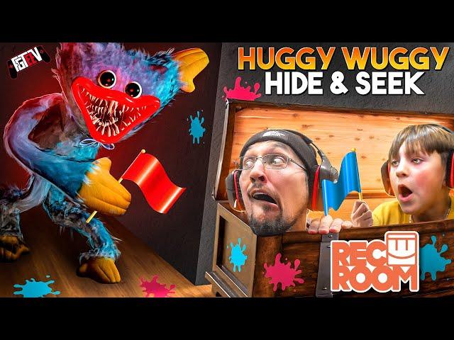 Huggy Wuggy Hide & Seek in REC ROOM!! (FGTeeV Playing Top Rated REC ROOM Games: Capture the Flag #2)