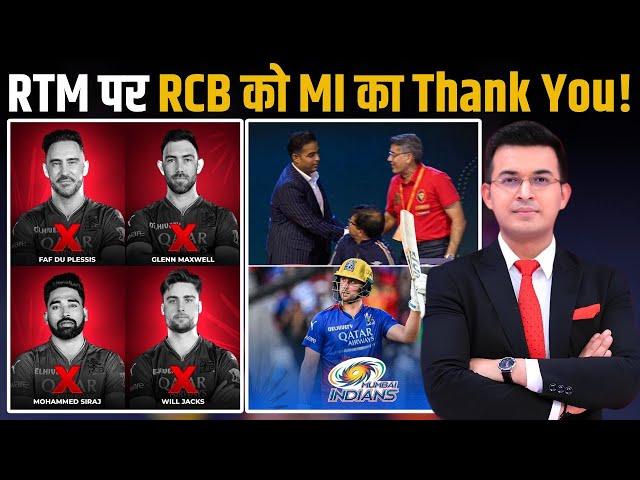 IPL Auction: Akash Ambani hugged RCB Management when RCB denied RTM for Will Jacks !