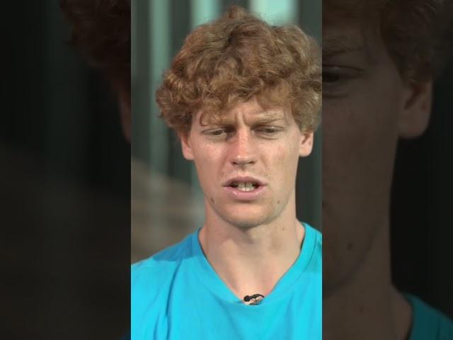 Jannik Sinner "I play for myself, my family, my friends and my fans" 