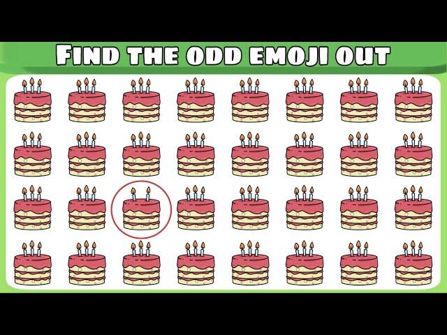 find odd emoji | spot the odd one out | emoji tube puzzle