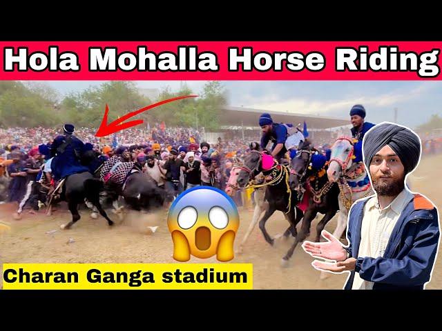 Anandpur sahib hola mohalla 2024 / Anandpur sahib hola mohalla house riding / charan Ganga stadium