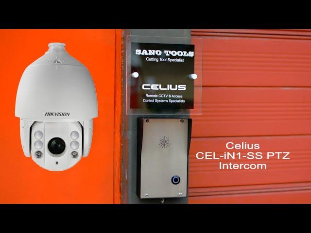 HikVision DS-2DE7186-AE Speed Dome installed and setup with a Celius CEL-iN1-SS PTZ Door Intercom