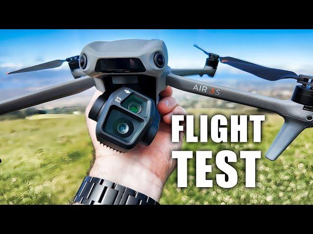 DJI Air 3S Flight Test Review In-Depth - Bonus Forest Trail Torture & Crash Testing