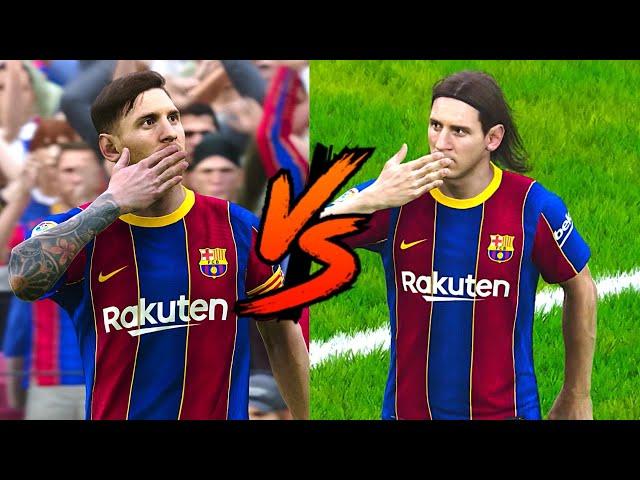 PES 2021 - Young Messi Vs. Old Messi - Who Wins? La Pulga | HD