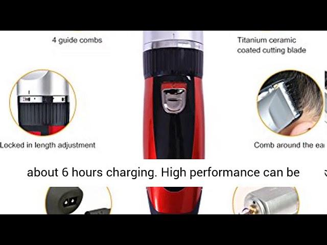 SURKER Professional Hair Clipper Hair Trimmer for Men Quiet Hair Cutting Kit Cordless