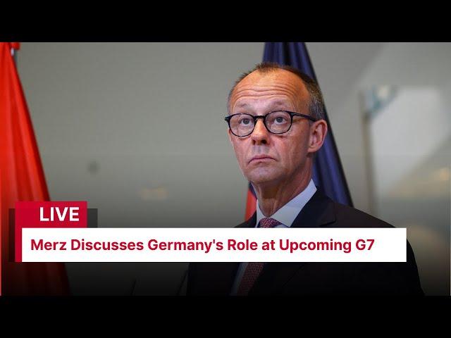 Live: German Leader Merz Addresses Press Before Departing for G7 in Canada | DWS News | AC1I