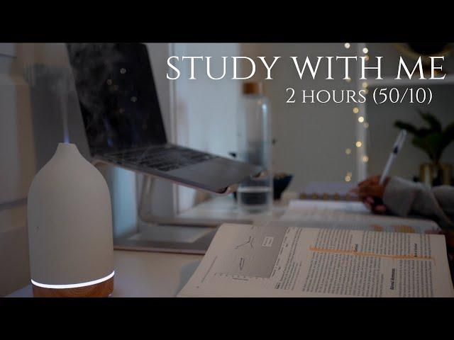 2-Hour Study With Me | Relaxing Lofi | Pomodoro 50/10