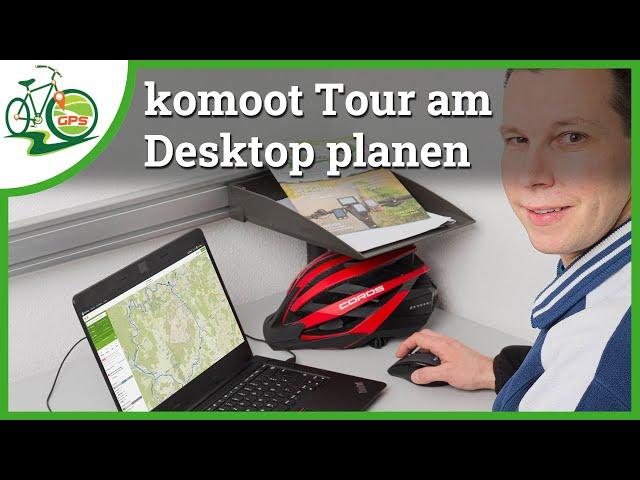 komoot — Tourplanung & Fahrrad Streckenerstellung am Desktop 