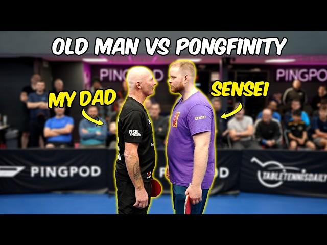 Old Man Challenges Pongfinity!