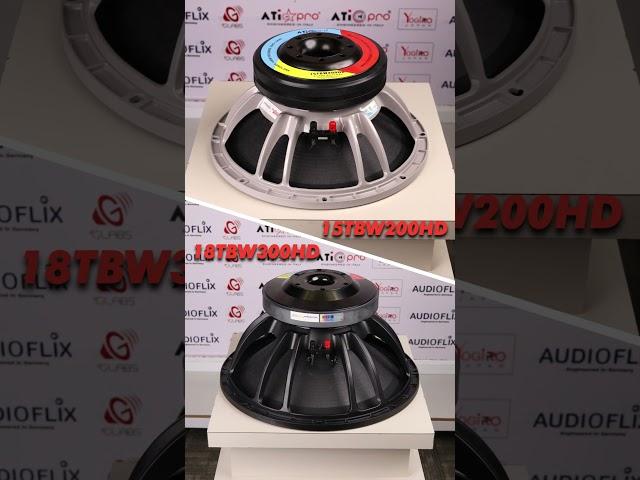 Unleash the Power of Sound with ATI Pro 15" & 18" TBW Series DJ Speakers - 15tbw200hd & 18tbw300hd