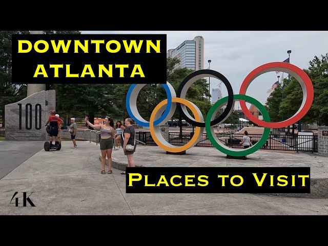 Discover Atlanta City Walk: A Breathtaking Downtown Tour in 4K