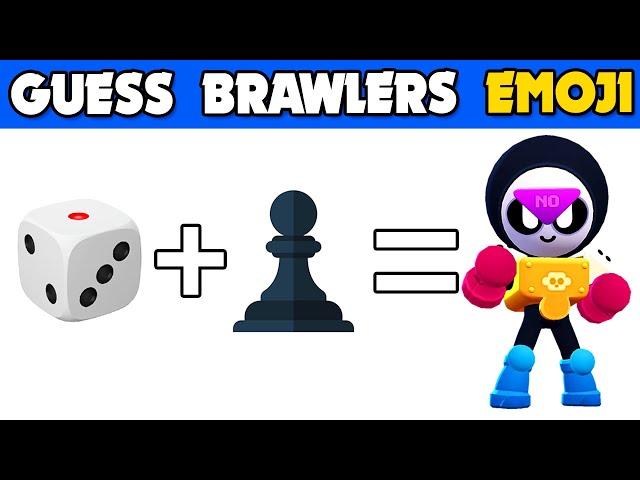 Guess the Character by Emoji and VOICE Before It's Time OUT! Brawl Stars Kenji, Meeple, Ollie, Edgar