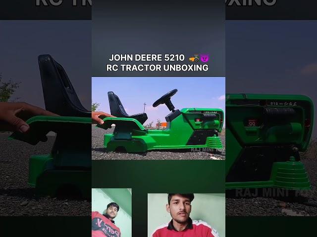 RC tractor John Deere 5210 unboxing #johndeere #rc #tractor #unboxing #shorts