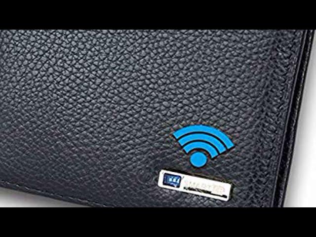 Smart LB Smart Anti Lost Wallet with Alarm Bluetooth Position Record via Phone GPS Purse