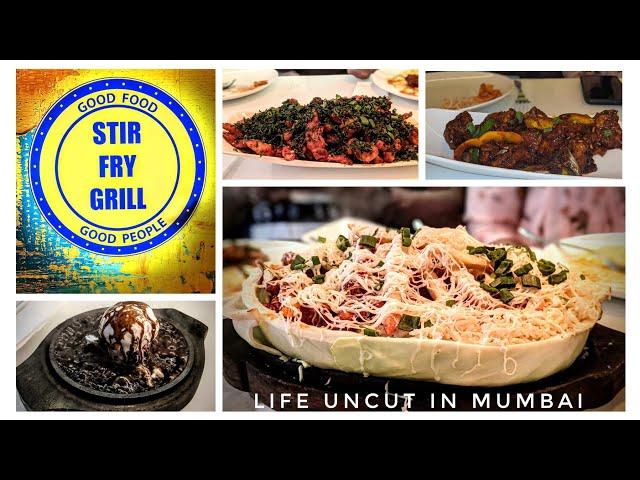 Stir Fry Grill Restaurant | Life Uncut in Mumbai | Food blog | Marathi vlog | Marathi blog