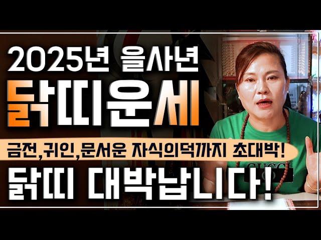 2025년 하반기 닭띠운세문서운 대박! 도장만 제대로 찍으면 돈방석에 앉을 수 있다!  | 57년생 69년생 81년생 93년생 05년생 |
