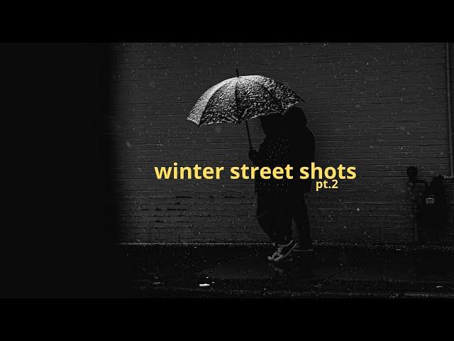 POV STREET PHOTOGRAPHY in Chicago's SNOWSTORMS! (Part 2)