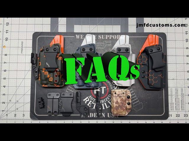 Holsters - Frequently Asked Questions - IWB