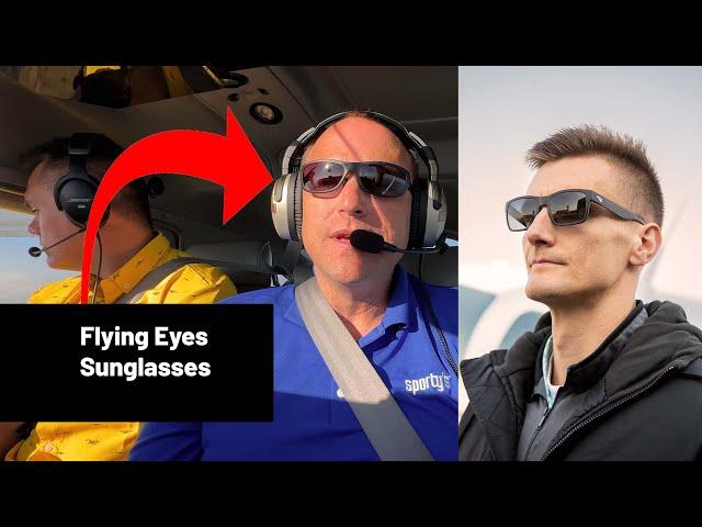 Flying Eyes Sunglasses for pilots - in-flight review