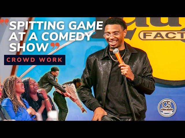 Spitting Game At A Comedy Show - Comedian Lewis Belt - Chocolate Sundaes Standup Comedy