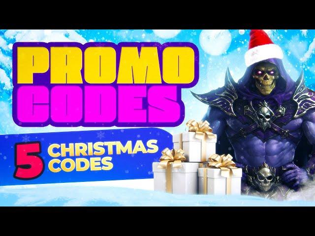  Holiday Giveaway! 5 Christmas Codes for ALL Raid Shadow Legends Promo Codes